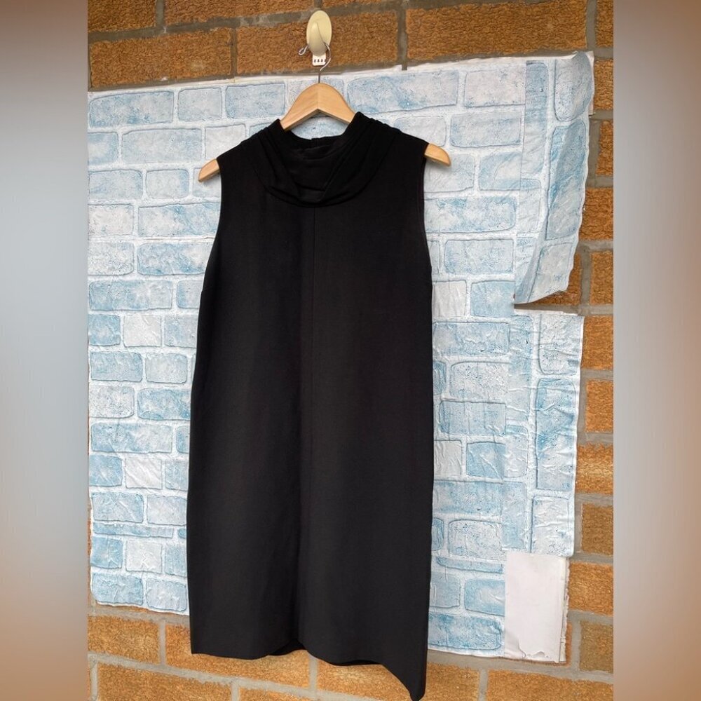 Saint laurent paris sleeves little black dress size 6/8 - Picture 2 of 11